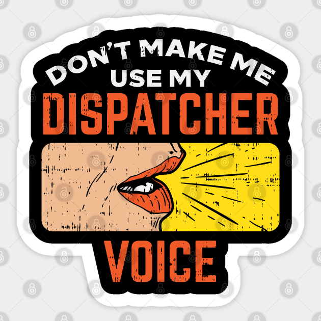 911 Dispatcher Voice Sticker by maxdax